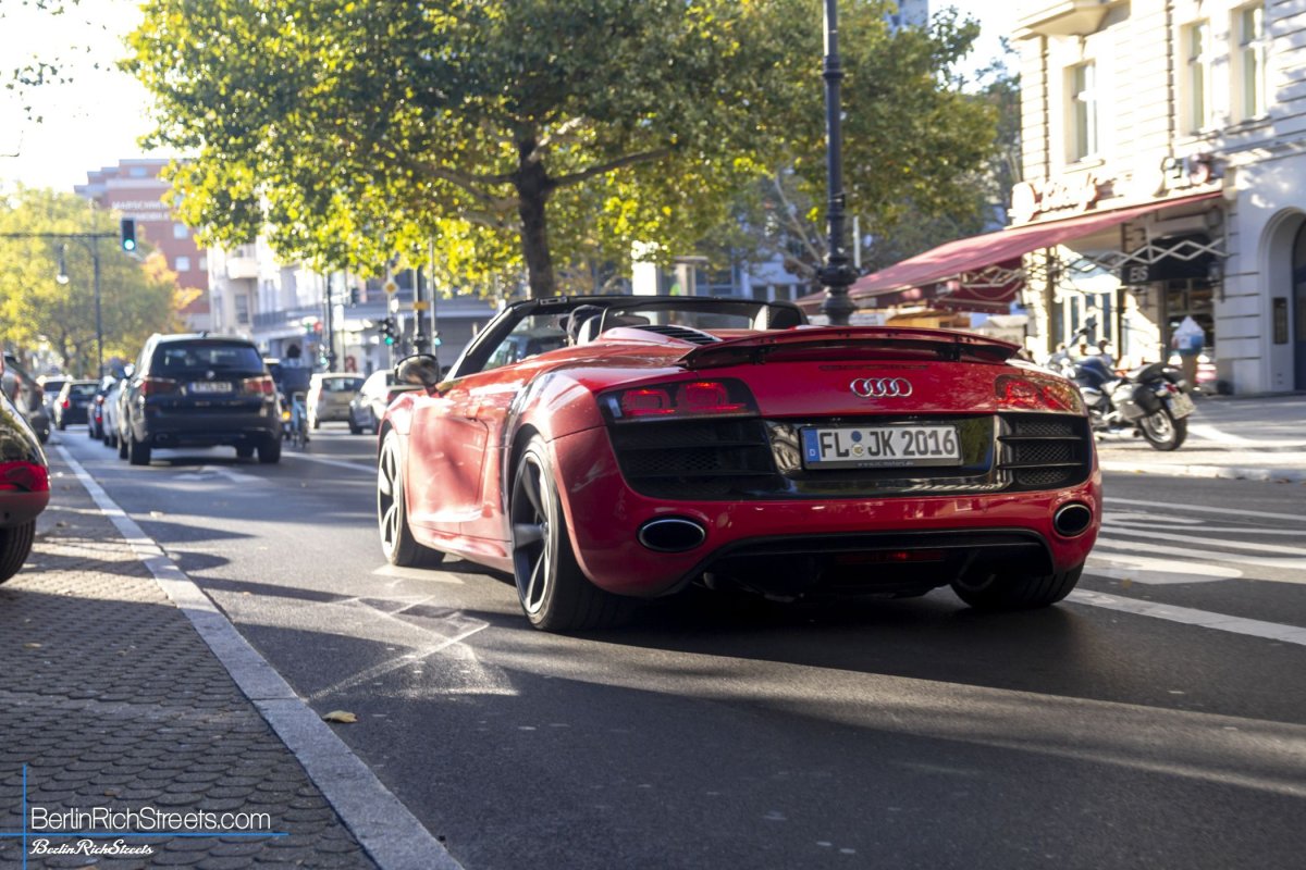 Audi R8 V10 Spyder spotted in Berlin — BerlinRichStreets